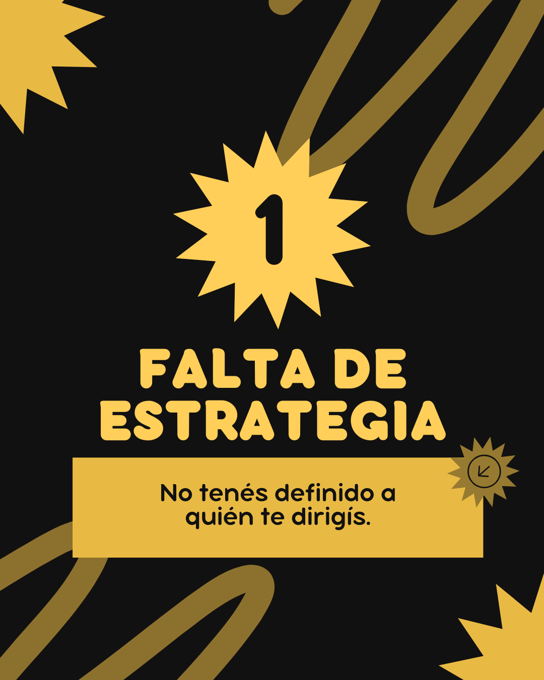 Razón uno: no hay estrategia